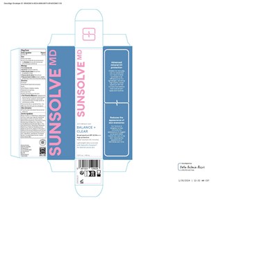 Dosage And Administration (Sunsolve Md Balance Clear Aw V13 Page 1)
